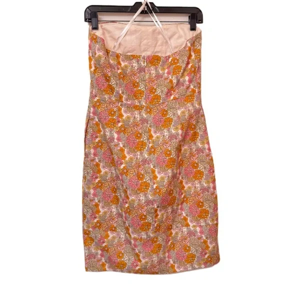 J. Crew Erica Floral Strapless Mini Dress - Picture 6 of 9